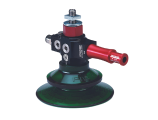Combined vacuum ejector and suction cup